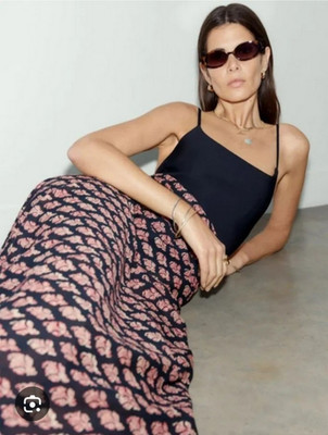 Marks and Spencer  X SIENNA MILLER Pure Cotton Printed Sarong One Size BNWT | eBay UK