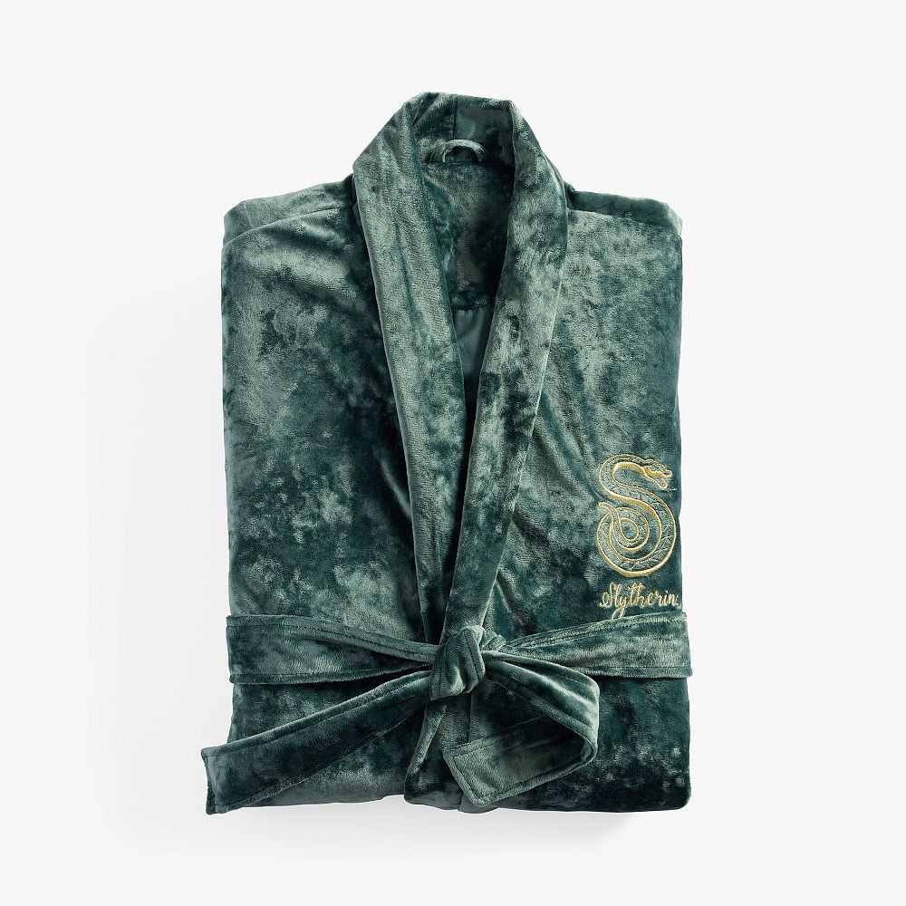 Harry Potter Velvet House Robe, XX-Small/X-Small, Slytherin | Pottery Barn Teen