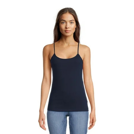 Time and Tru Women’s Adjustable Strap Cami | Walmart (US)