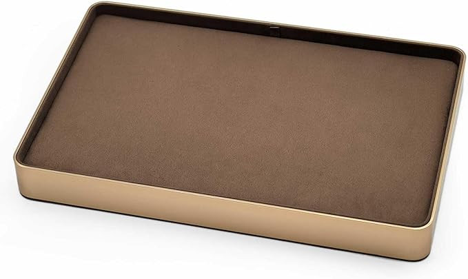 Metal Jewelry Tray, Valet Tray, Bedside Table and Desktop Organizer. It is Stackable and can be U... | Amazon (US)