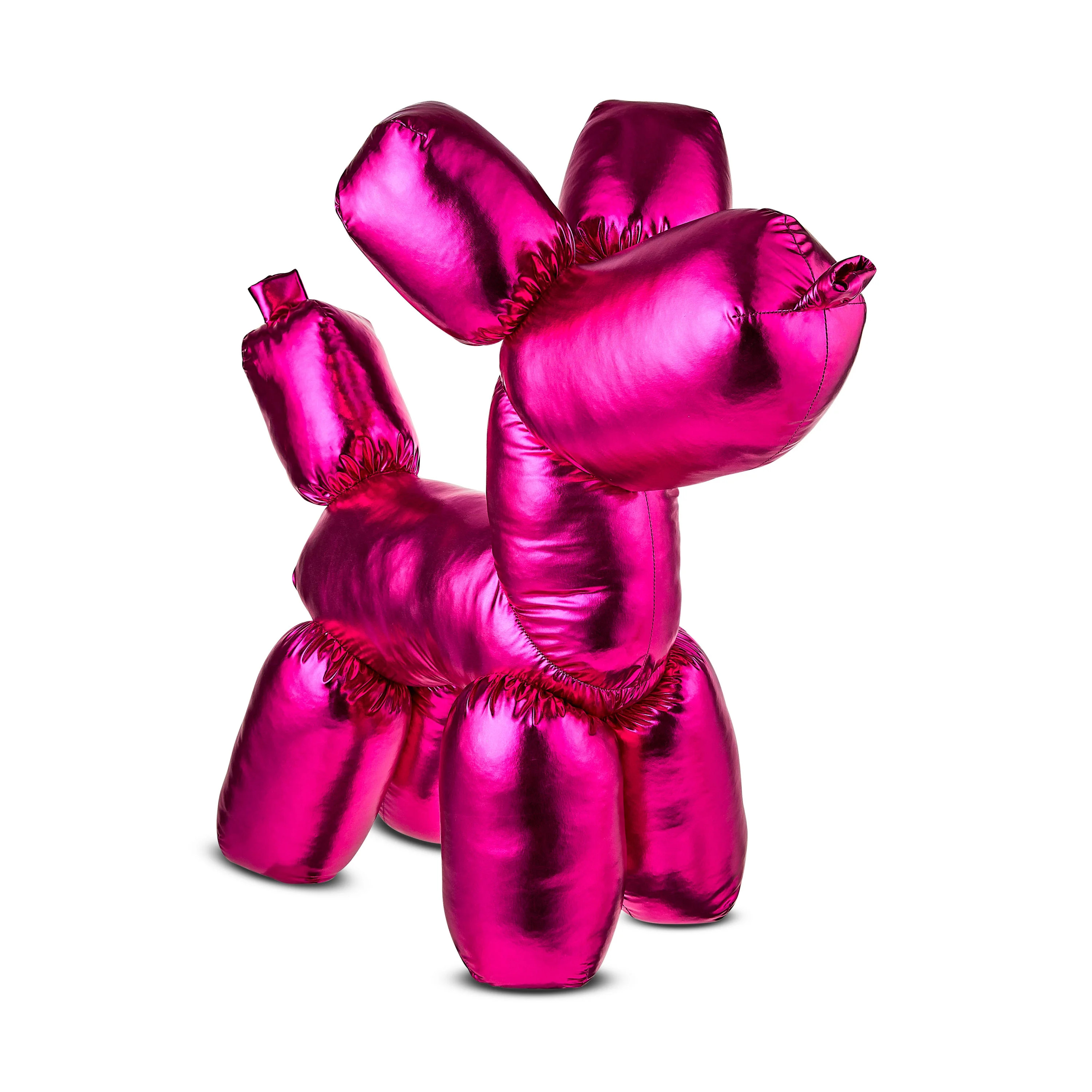 Valentine’s Day Hot Pink Iridescent Balloon Dog Plush, by Way To Celebrate | Walmart (US)