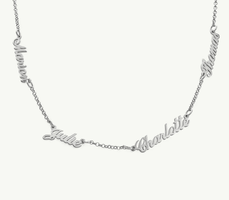 Heritage Multiple Name Necklace in Sterling Silver

#LTKKids #LTKBaby #LTKBump