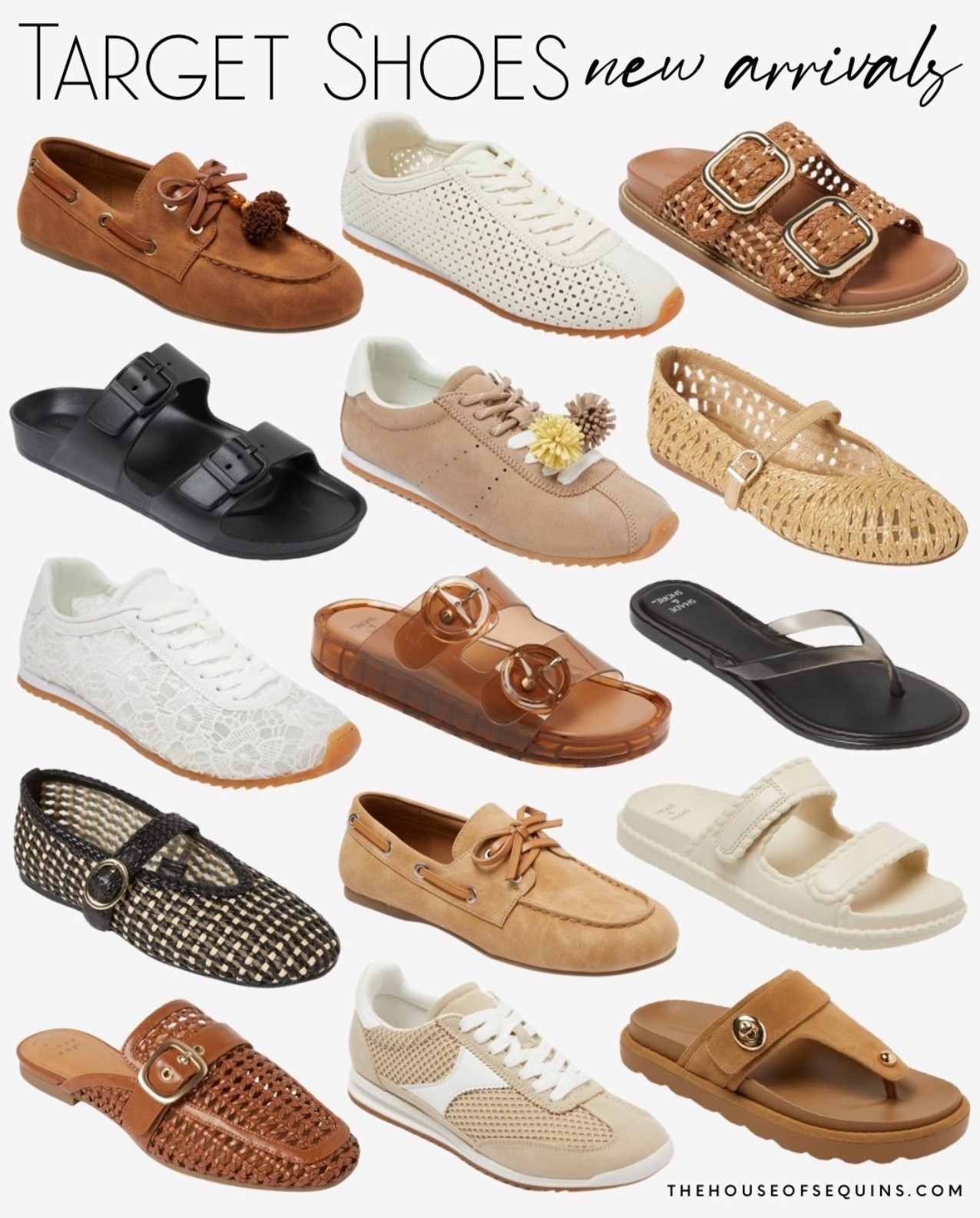 Shop Target Shoe New Arrivals! Designer look for less sneakers and sandals!

