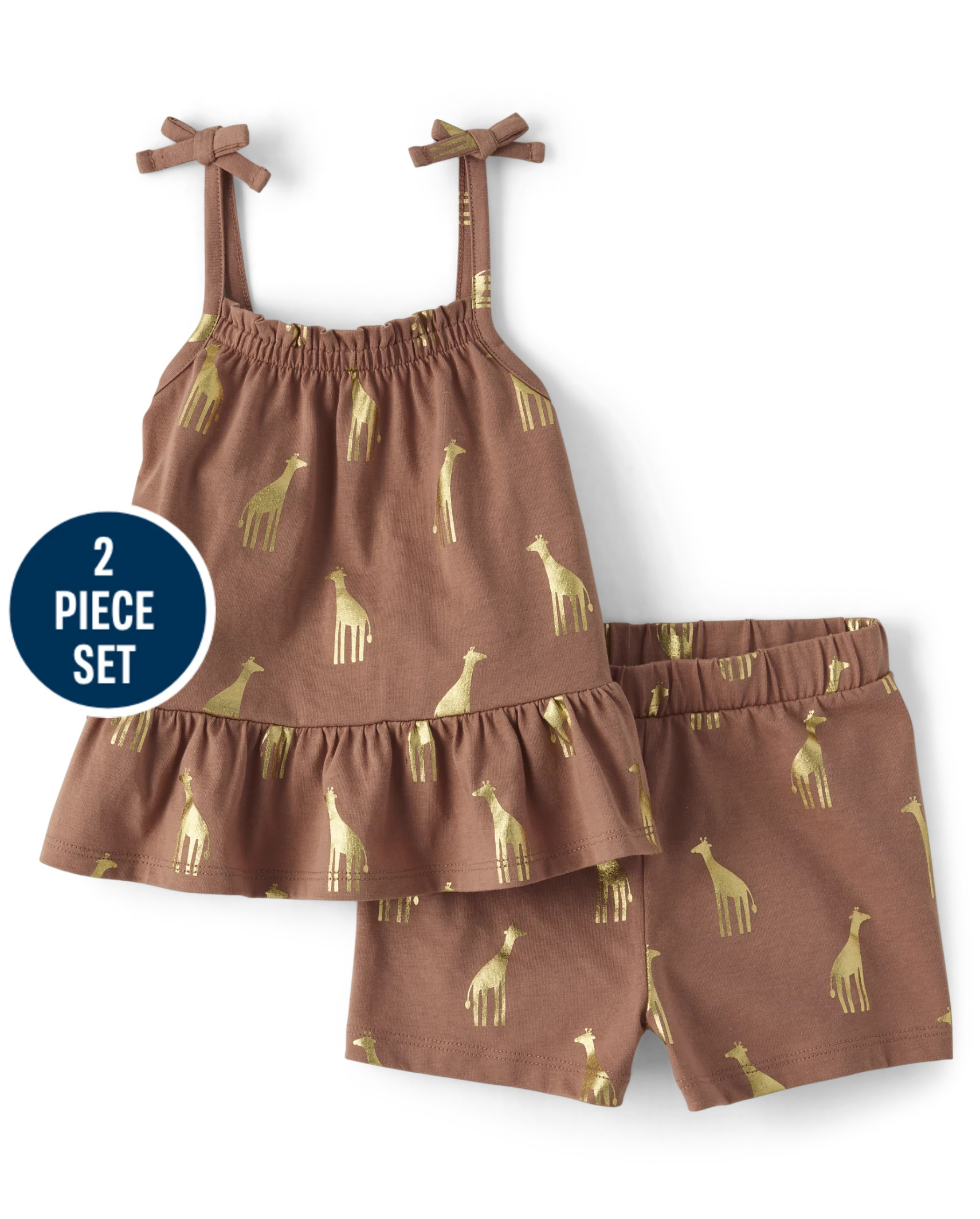 Toddler Girls Giraffe 2-Piece Set - ginger | The Children's Place