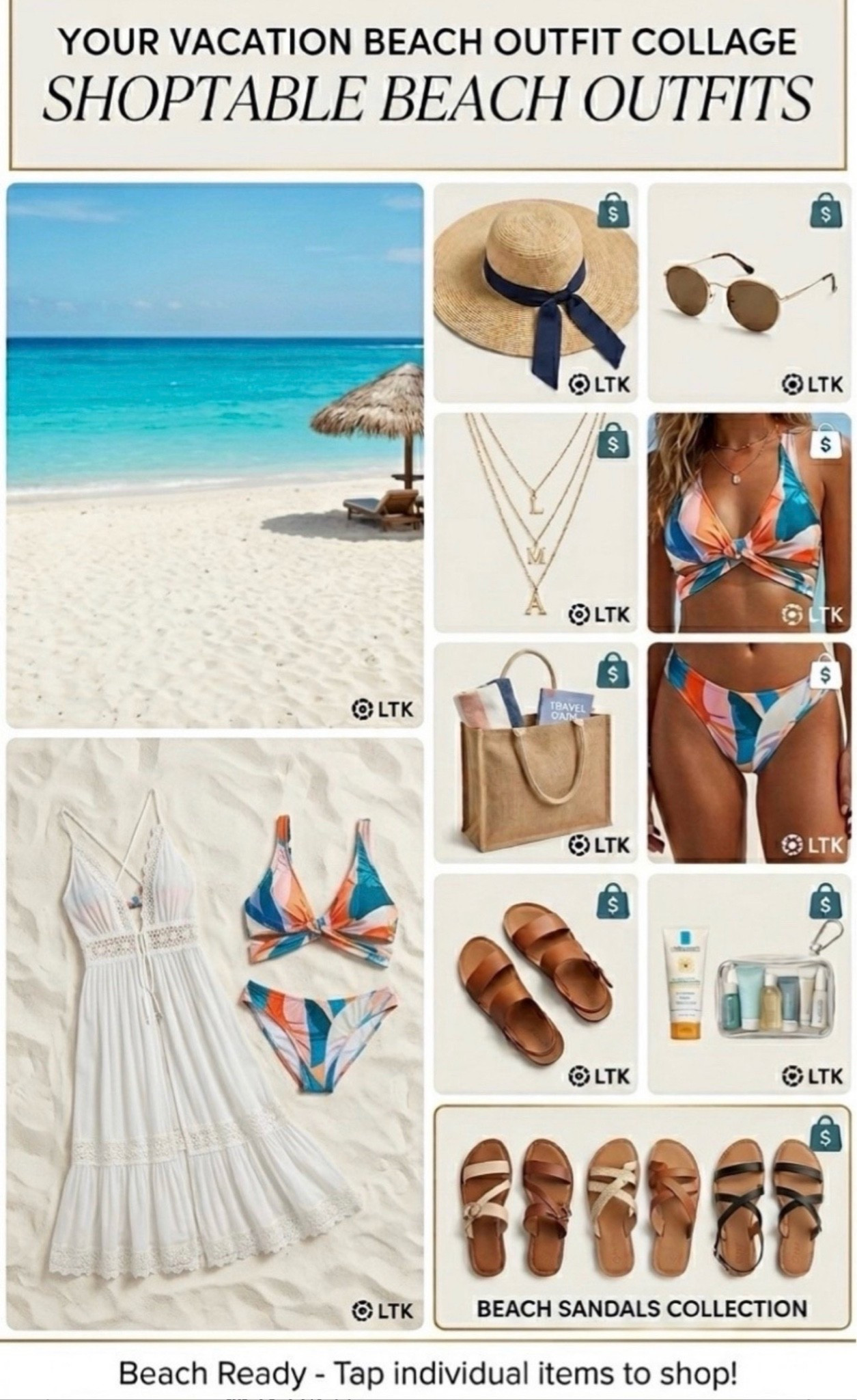 The Ultimate Beach Trip Prep: Memorial Day Ready! 🌴☀️
Ready to elevate your beach style this long weekend? Forget the packing panic! I’ve curated the complete, foolproof beach capsule collection that will have you looking effortlessly chic from sand to sunset.
This season is all about breezy elegance and organized ease. Here’s what I’m packing for the ultimate vacation vibe:
🌟 What’s in the Mix:
 The "Sand to Dinner" Layer: A beautiful, white lace maxi cover-up—perfect over your suit and versatile enough to transition for evening drinks.
 Colorful Coordinates: Mix-and-match colorful patterned bikinis for a vibrant pop.
 Chic Shields: The essential wide-brim straw hat and classic aviator sunglasses for SPF-level style.
 The Smart Carry: A stylish jute tote that holds everything, from your beach towel to that 'Travel Guide' book you'll actually read.
 TSA-Approved Touch: A clear, curated travel toiletry kit with your must-have products.
Your beach checklist is officially complete. All you have to do is tap the link, grab what you need, and start the countdown to the long weekend. 🎒☀️
👉 Tap the image or the link in my bio to shop the exact pieces before shipping cutoffs!
#LTKtravel #MDWstyle #BeachVacation #BeachCapsule #PackingChecklist #MemorialDayWeekend #EffortlessStyle #SummerVibes