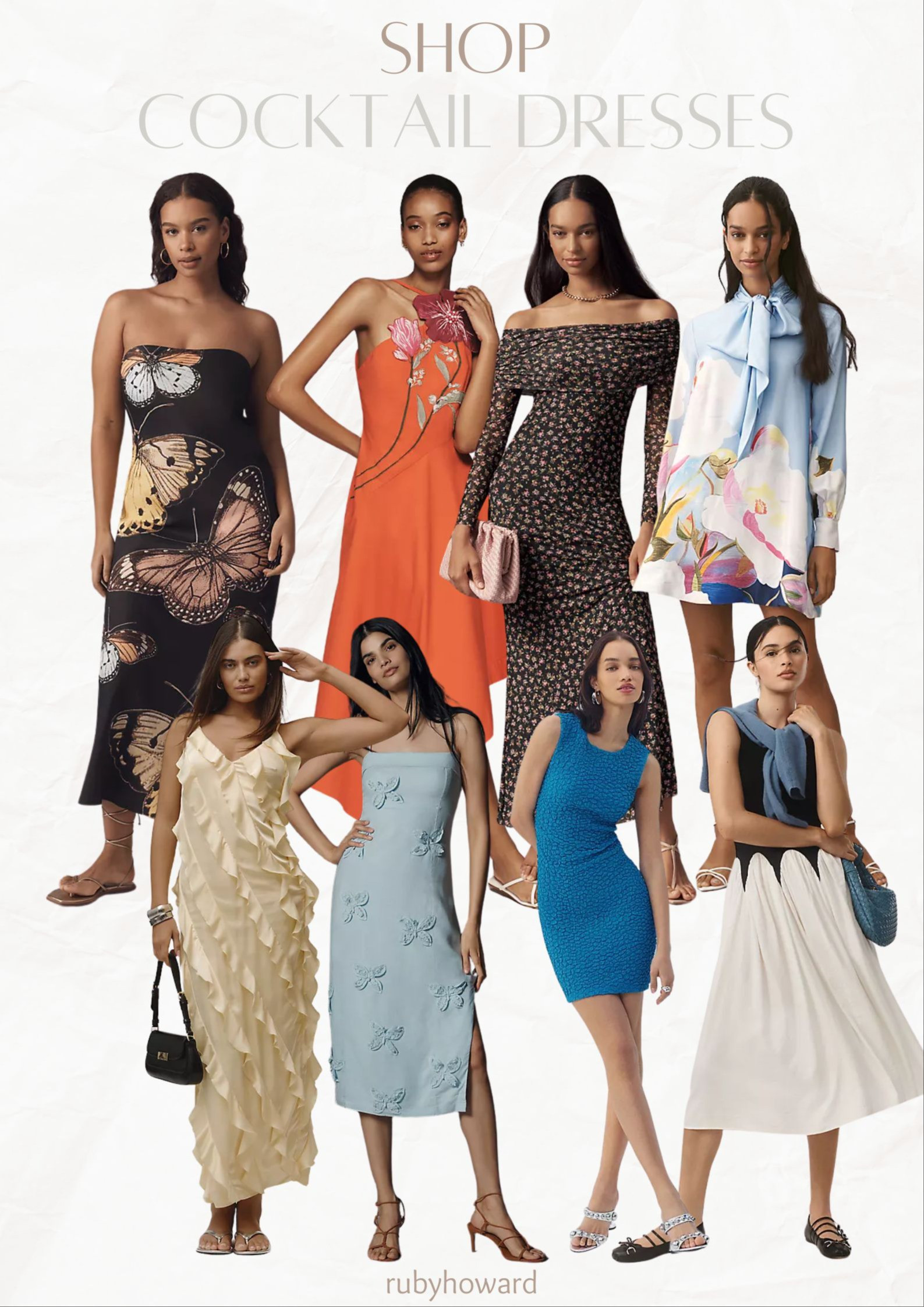 Cocktail dresses 

#LTKSeasonal #LTKU #LTKSaleAlert