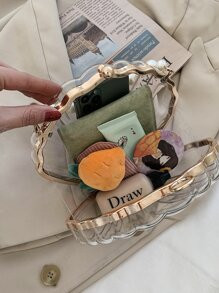 Mini Clear Faux Pearl Decor Dome Bag
   SKU: swbag18201225169      
          (546 Reviews)
     ... | SHEIN