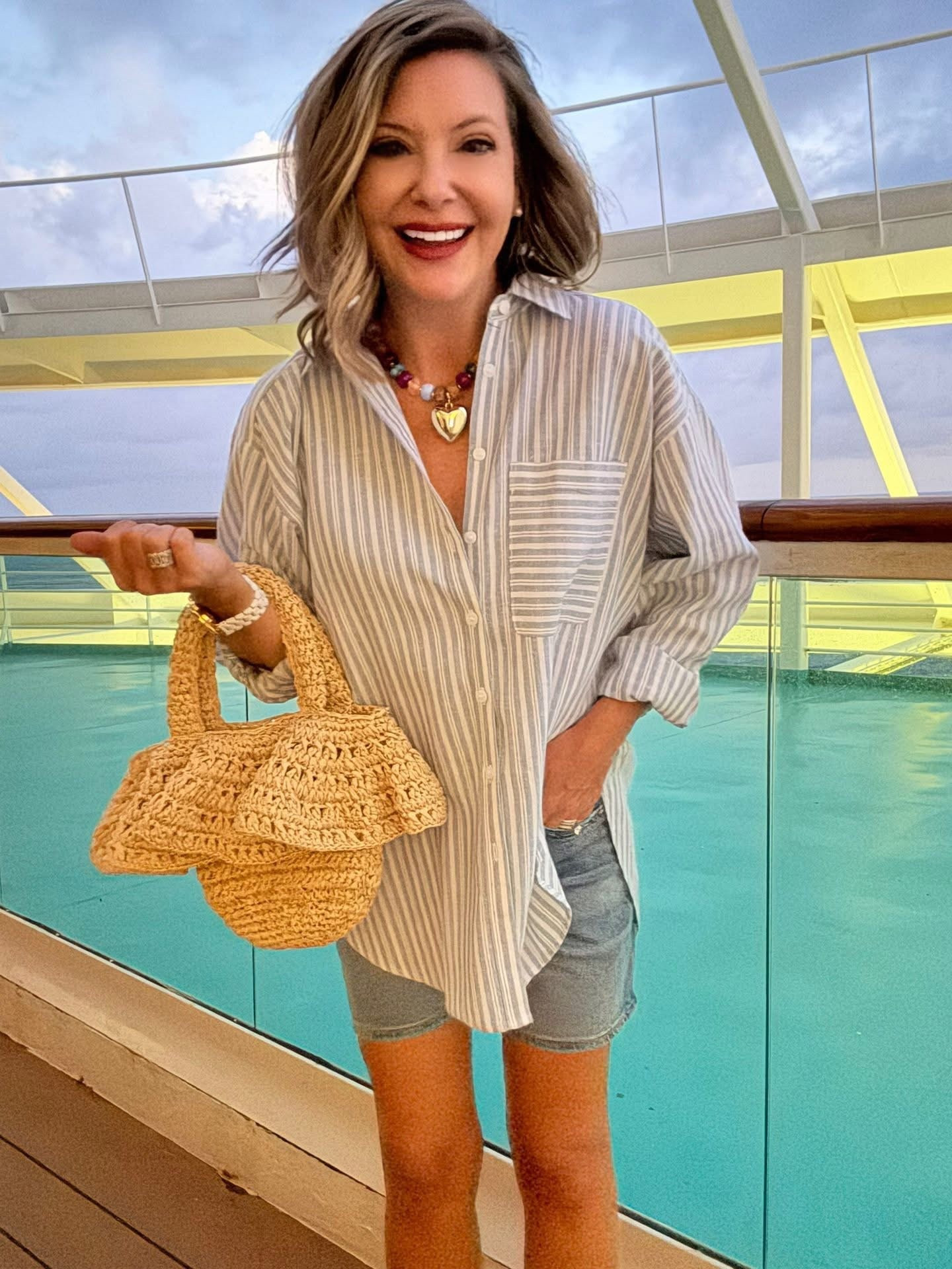 Free shipping plus 50% OFF! Caught this right after the sun went down last night but this top is sooo good! It’s oversized! Size down 1! Love this necklace too! 

#LTKSeasonal #LTKSaleAlert #LTKdayinmylife