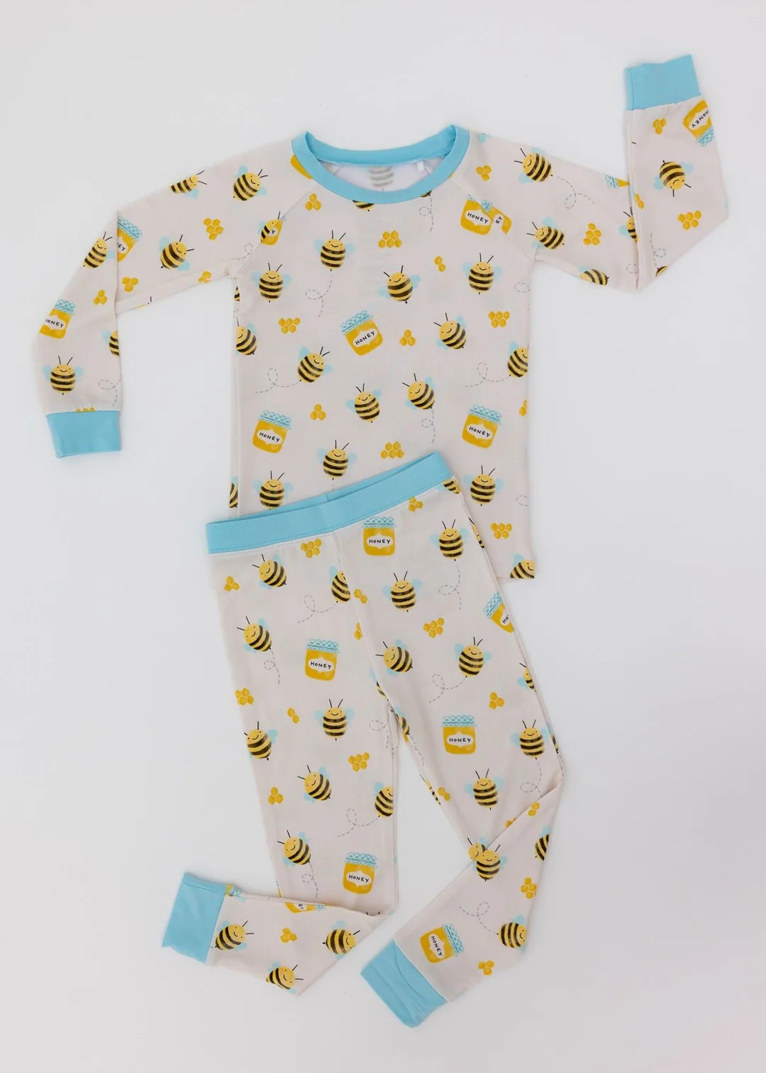 Honey Bees Two-Piece Pajamas | Tiny Jams