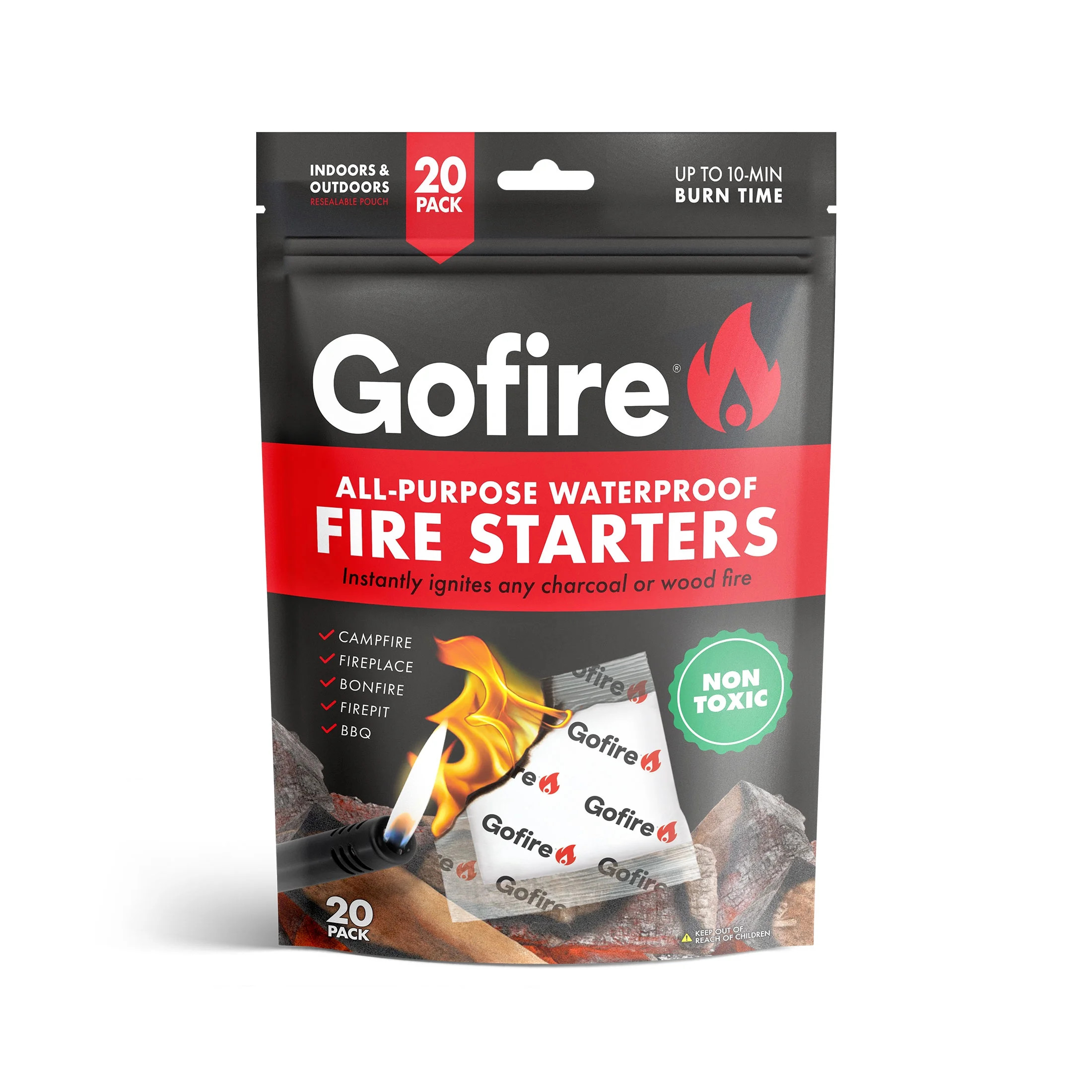 GoFire 20 Pack Ultimate All Purpose Fire Starters | Walmart (US)