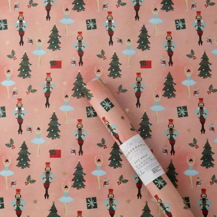 25 sq ft Nutcracker Ballet Gift Wrap - Wondershop™ | Target