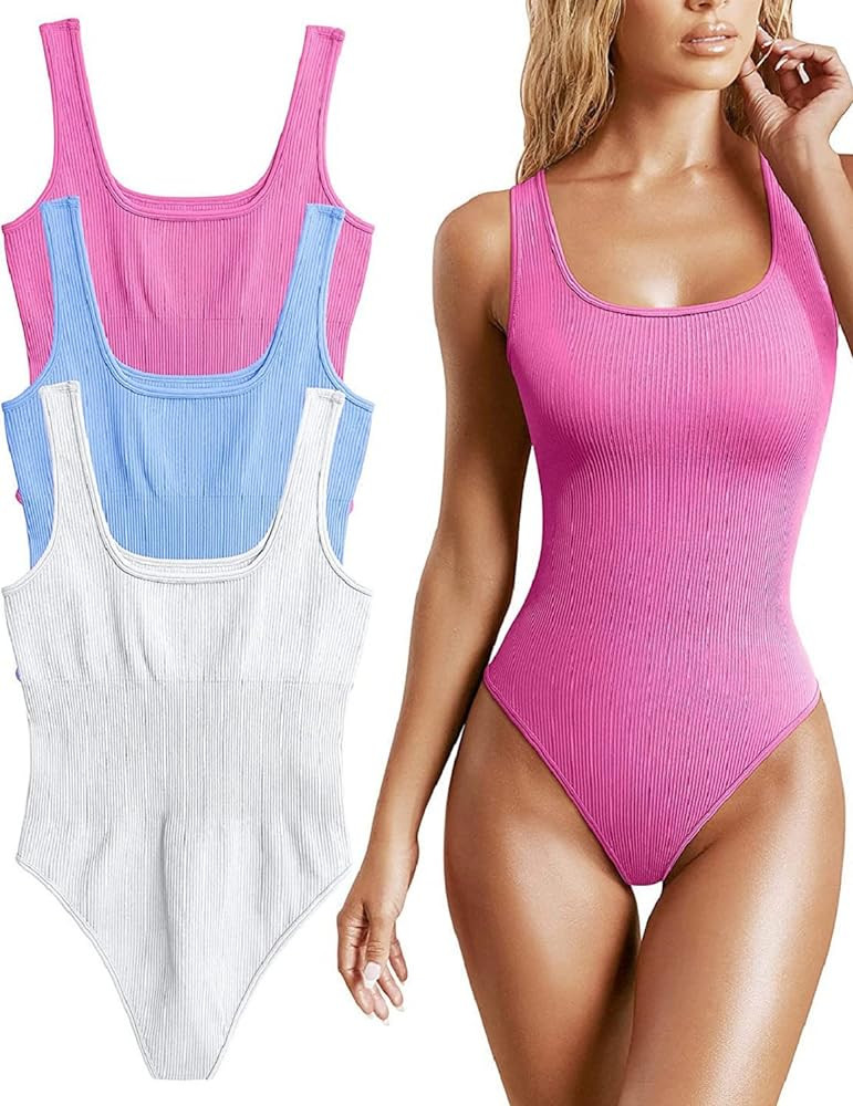 HOPYOP 3 Piece Bodysuits for Women | Amazon (US)