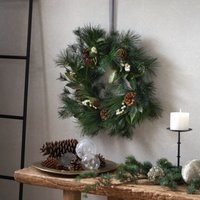 Fir Tree Wreath, Green, One Size | The White Company (UK)
