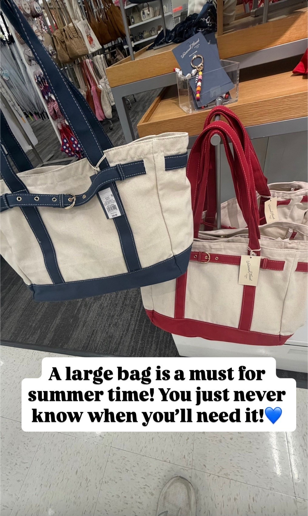 A large bag is a must for summer time! You just never know when you’ll need it!💙

#LTKHome #LTKvlog #LTKselfcare