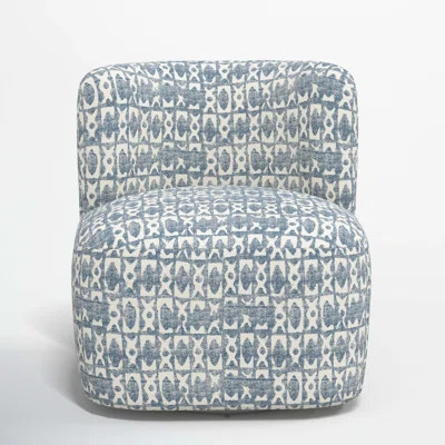 Mariza Upholstered Swivel Slipper Chair | Wayfair Professional