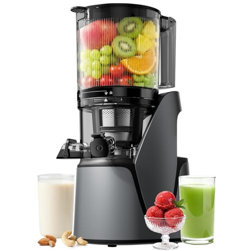 EanOruus Juicer Machines, 3-in-1 Cold Press Juicer with 6.5" Extra Large Chute, 100oz Large Capac... | Amazon (US)
