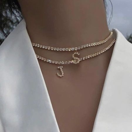 Amazon Tennis Chain Initial Necklace. Available in 3 colors! Great quality and price 🎁

#LTKGiftGuide #LTKunder50