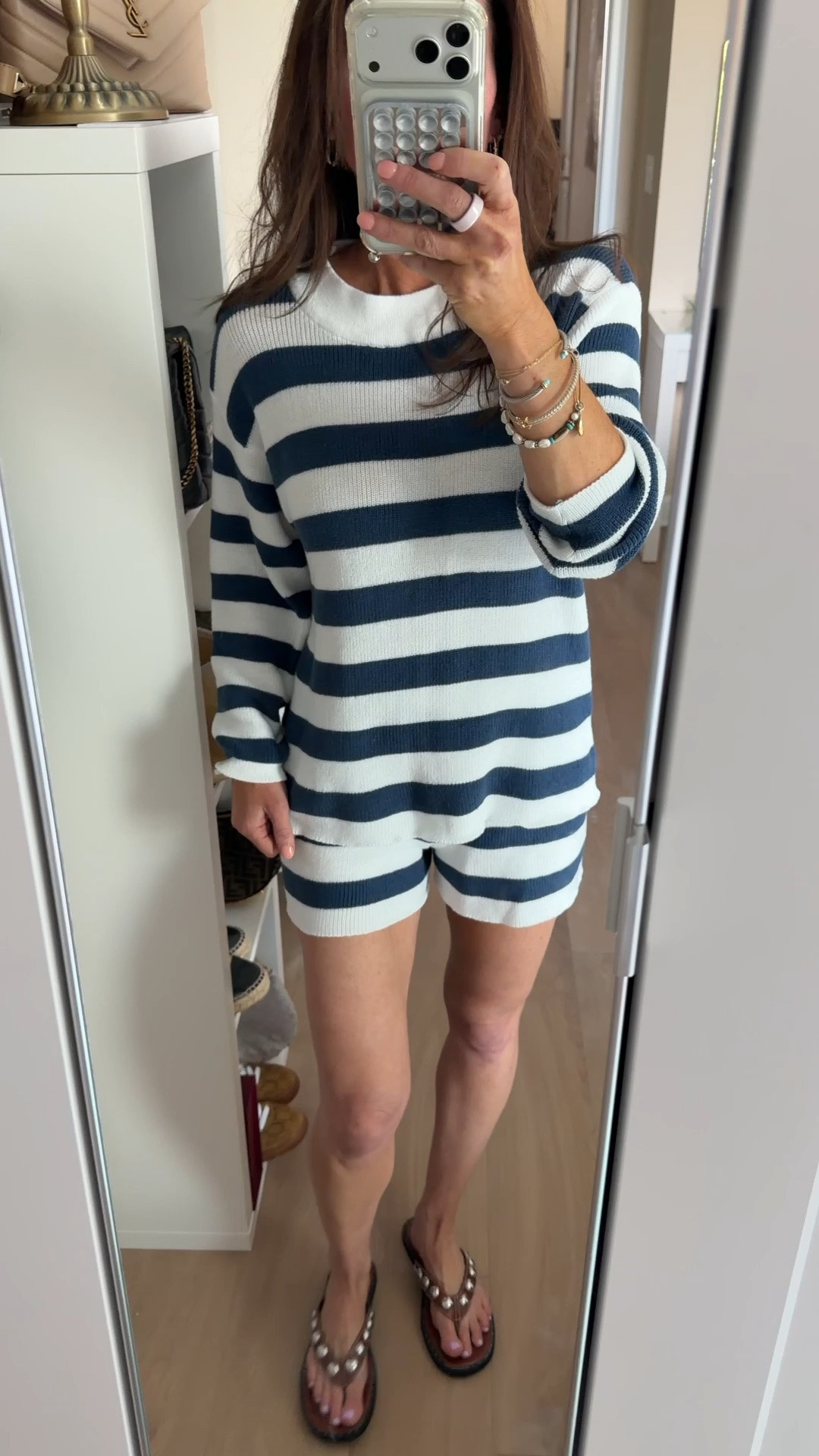 Super simple but classic summer knit set. It’s giving 🛥️⚓️🌊

I’m wearing the small. The pants do run really long. I stretched the sweater back down after washing. I wish the shorts were a little shorter but great for any height and you can always roll them.

#LTKdayinmylife #LTKootd #LTKSeasonal