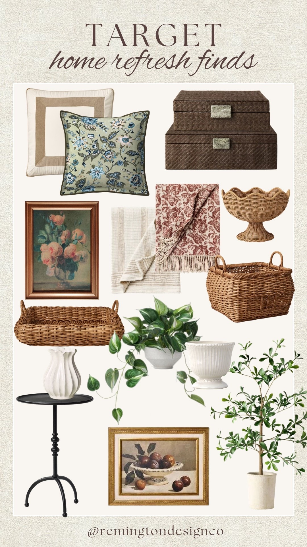 Target home refresh finds! 

Home decor 
Home accents 
Home finds 
Living room decor 
Faux tree 
Faux plants

#LTKSeasonal #LTKHome