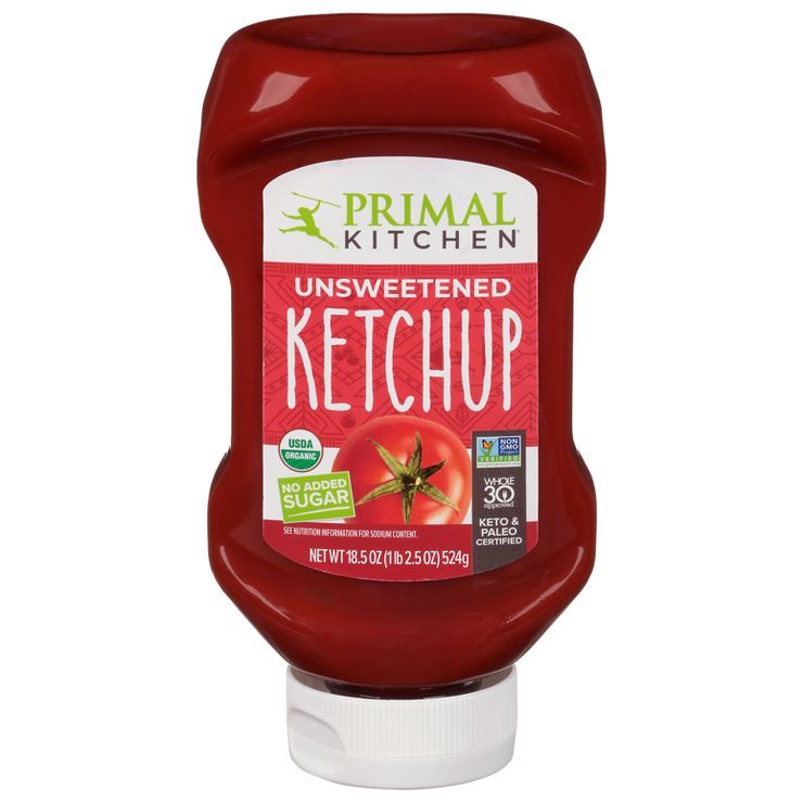 Primal Kitchen Squeeze Unsweetened Organic Ketchup - 18.5oz | Target