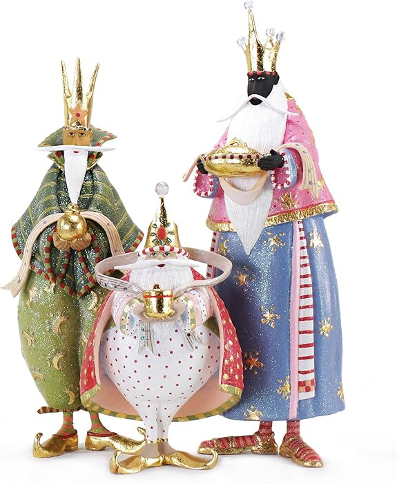 MACKENZIE-CHILDS Patience Brewster Nativity Figurine, Christmas Nativity Home Decor, World Magi | Amazon (US)