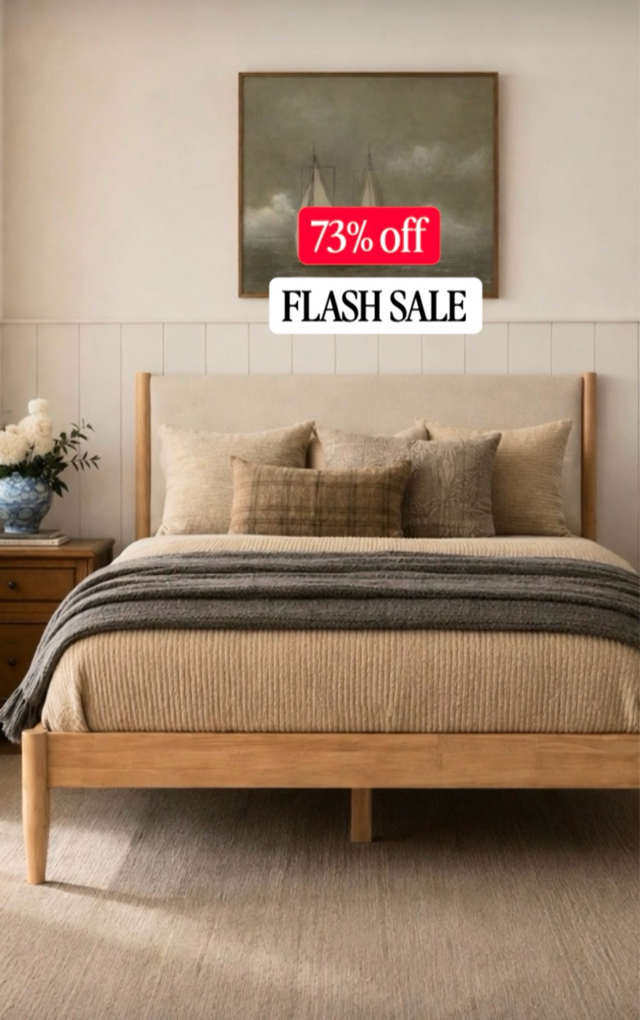 Ruuun!!! Beautiful bed on flash sale. Vetter furniture on sale upholstered bed on sale would be on sale.

#LTKSaleAlert #LTKHome