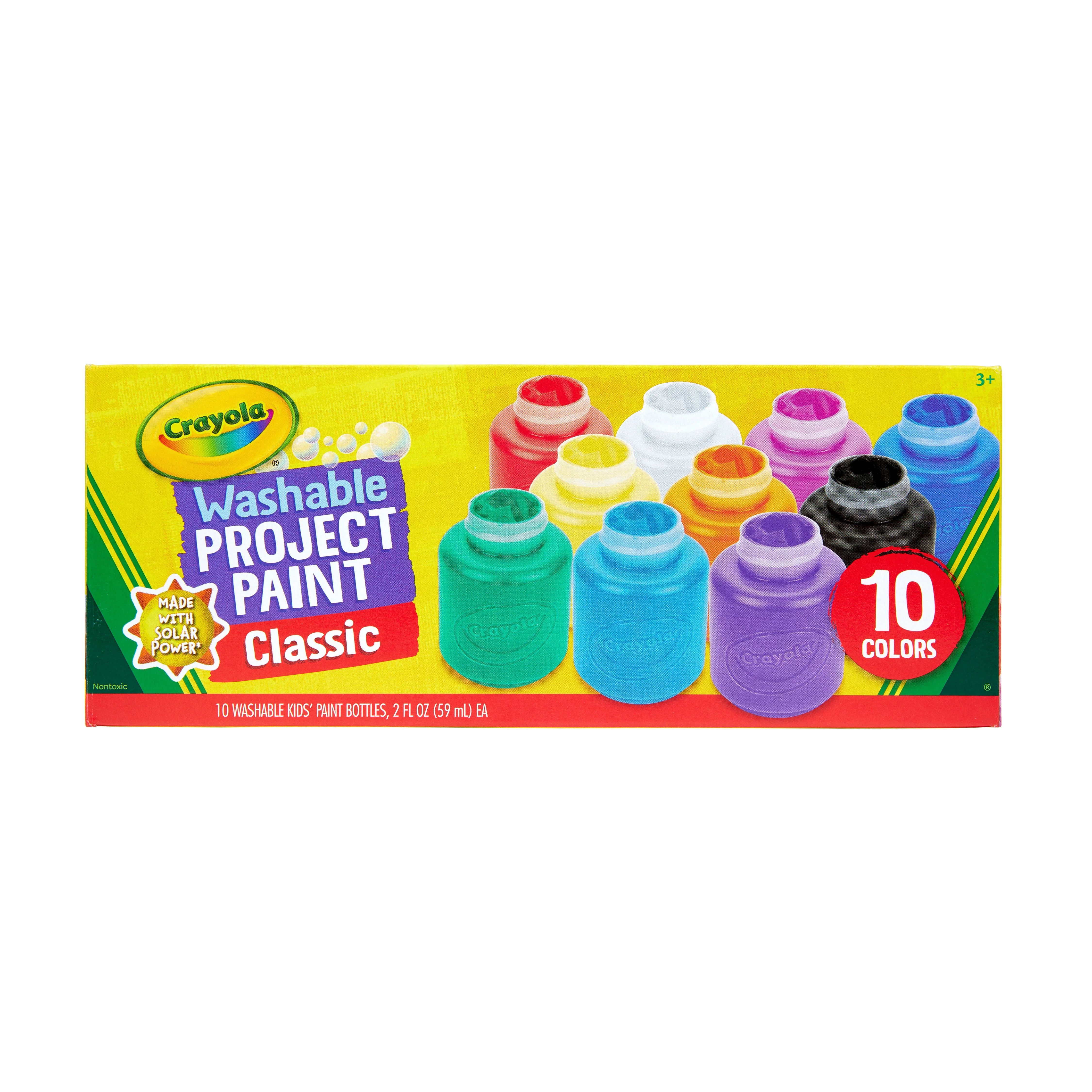 Crayola Washable Kids' Paint Set, 10-Colors | Walmart (US)
