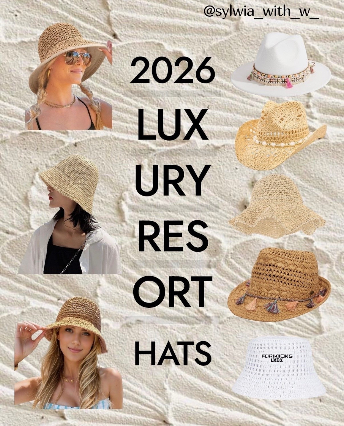 Heading to a resort this year? ☀️ I’ve curated the top 5 hat silhouettes dominating the 2026 season. Whether you're a 'Coastal Cowgirl' or a 'Classic Minimalist,' there's a texture here for you. #ResortWear #Summer2026 #BeachStyle #resortbeachwear Quiet Luxury Travel, Neutral Resort Wear, Minimalist Beach Style, Sophisticated Accessories, European Summer Wardrobe.
#LTKSeasonal #LTKTravel