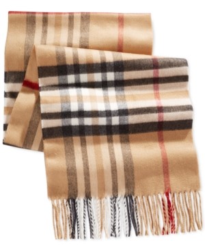 V. Fraas Cashmink Oversized Check Scarf | Macys (US)