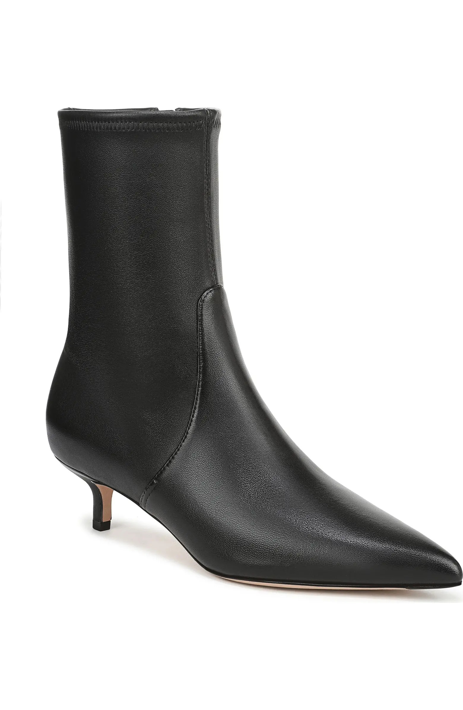 Lisa 45 Stretch Kitten Heel Bootie (Women) | Nordstrom