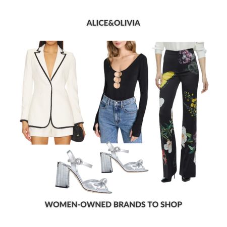 This fun and flirty look is perfect for a special occasion. I paired the classic black and off white Breann Fitted Blazer with the Kalena bodysuit. Bodysuits are a wardrobe staple that are great for all year around. I added a pop of print with the floral trousers and completed the look with a silver sandal from Dolce Gabanna. 

#LTKSeasonal #LTKstyletip #LTKSpringSale