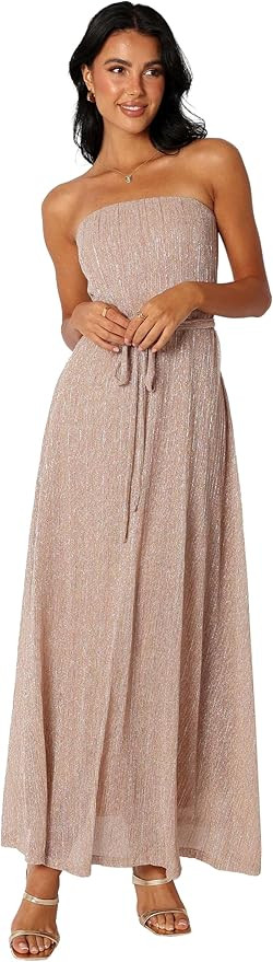 Petal & Pup Womens Farley Strapless Maxi Dress | Amazon (US)