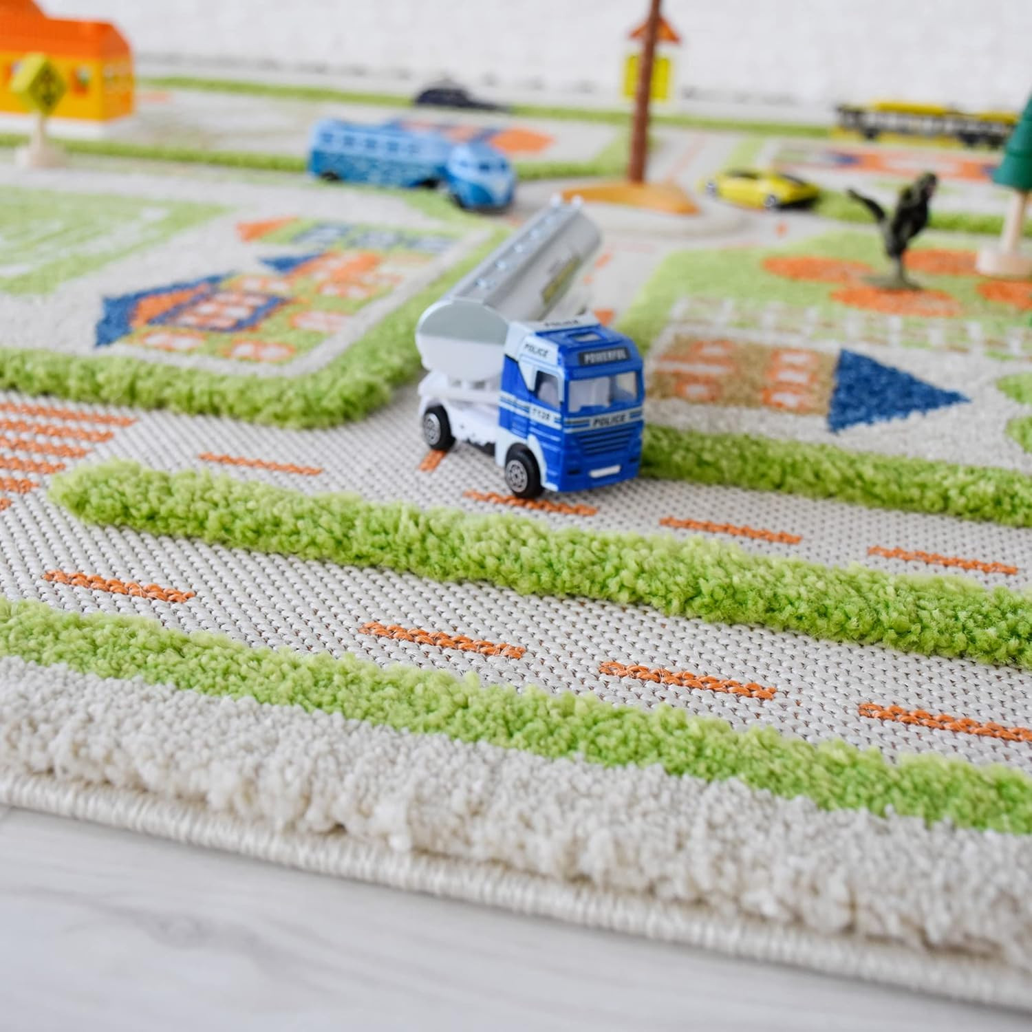 IVI 3D Play Rugs, Traffic Green, 39 x 59 inches | Amazon (US)