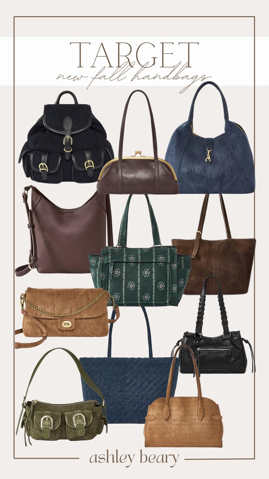 Target new Fall handbags all under $50! 

Fall fashion 
Fall accessories

#LTKSeasonal