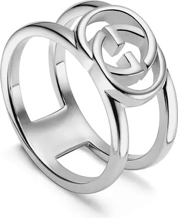Interlocking G Silver Ring | Nordstrom