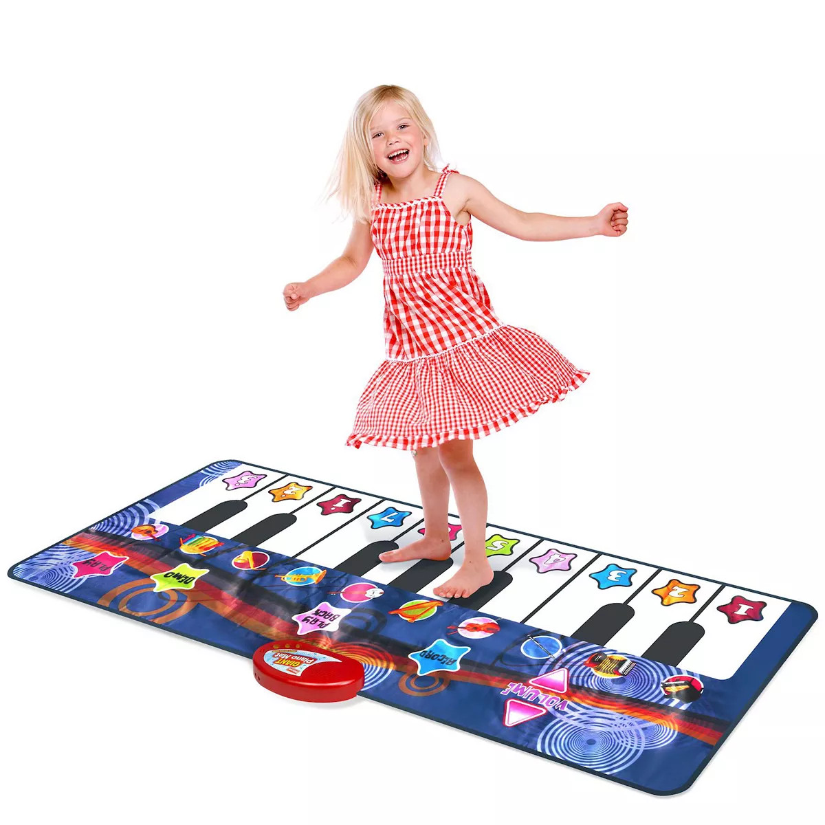 Electronic Piano Dance Mat for Kids Step on Keyboard Music Gift Toy for Girls and Neutral | Kohl's