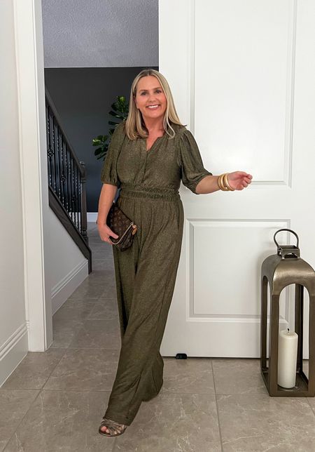 The most comfy and beautiful jumpsuit for the Holidays. 

Festive outfit, Christmas outfit, sparkle, let’s shine, party outfit, dressing up.

#LTKstyletip #LTKparties #LTKHoliday