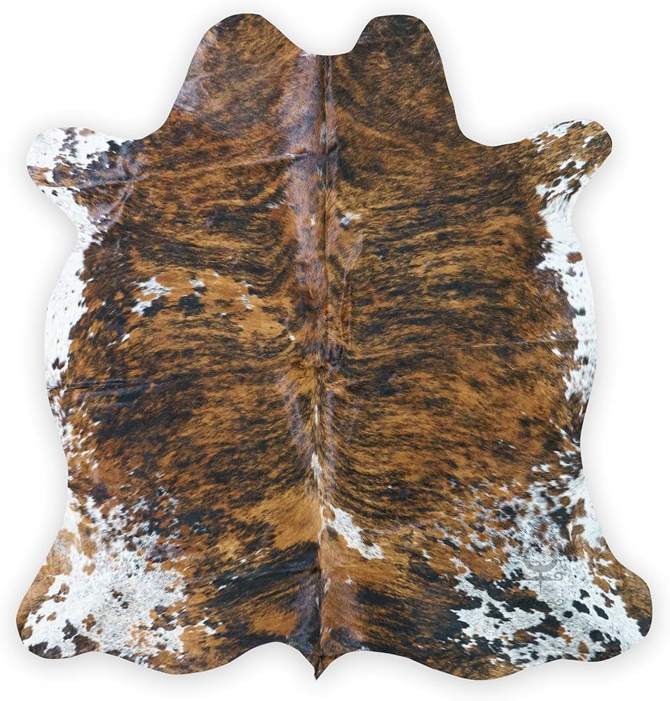 Cowhide Rug Large Size 5x7-6x7 ft Genuine Cowhide Rug Western Room docoration for Living Room Bed... | Amazon (US)