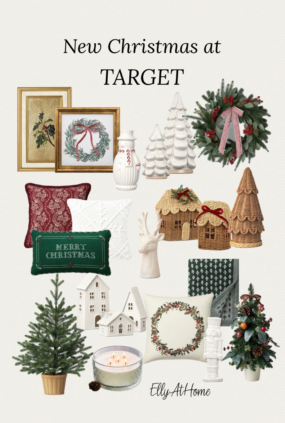 New Christmas, holiday at Target from Threshold & Studio McGee! Shop pretty accessories, trees, wreaths, garland, pillows, throw blankets and more new holiday finds! Shop your favorites soon!