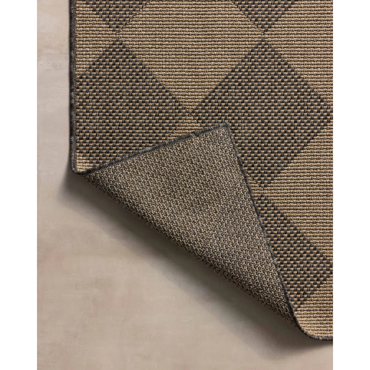Chris Loves Julia x Loloi Providence Graphite / Sand Indoor/Outdoor Area Rug | Wayfair North America
