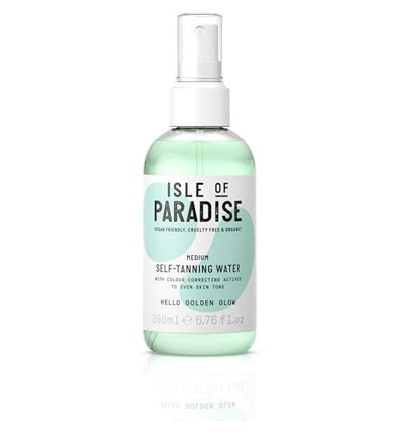 Isle of Paradise Self-Tanning Water Medium - Golden Glow Full Size | Amazon (US)