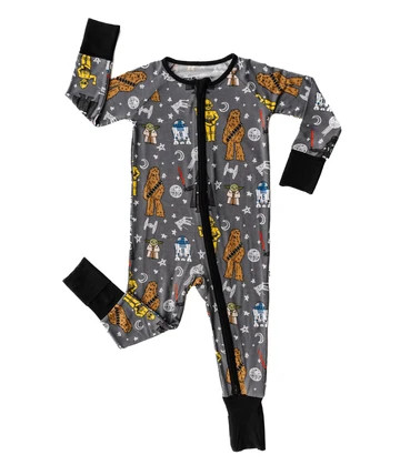 May the Force Be With You Bamboo Viscose Zippy | Little Sleepies