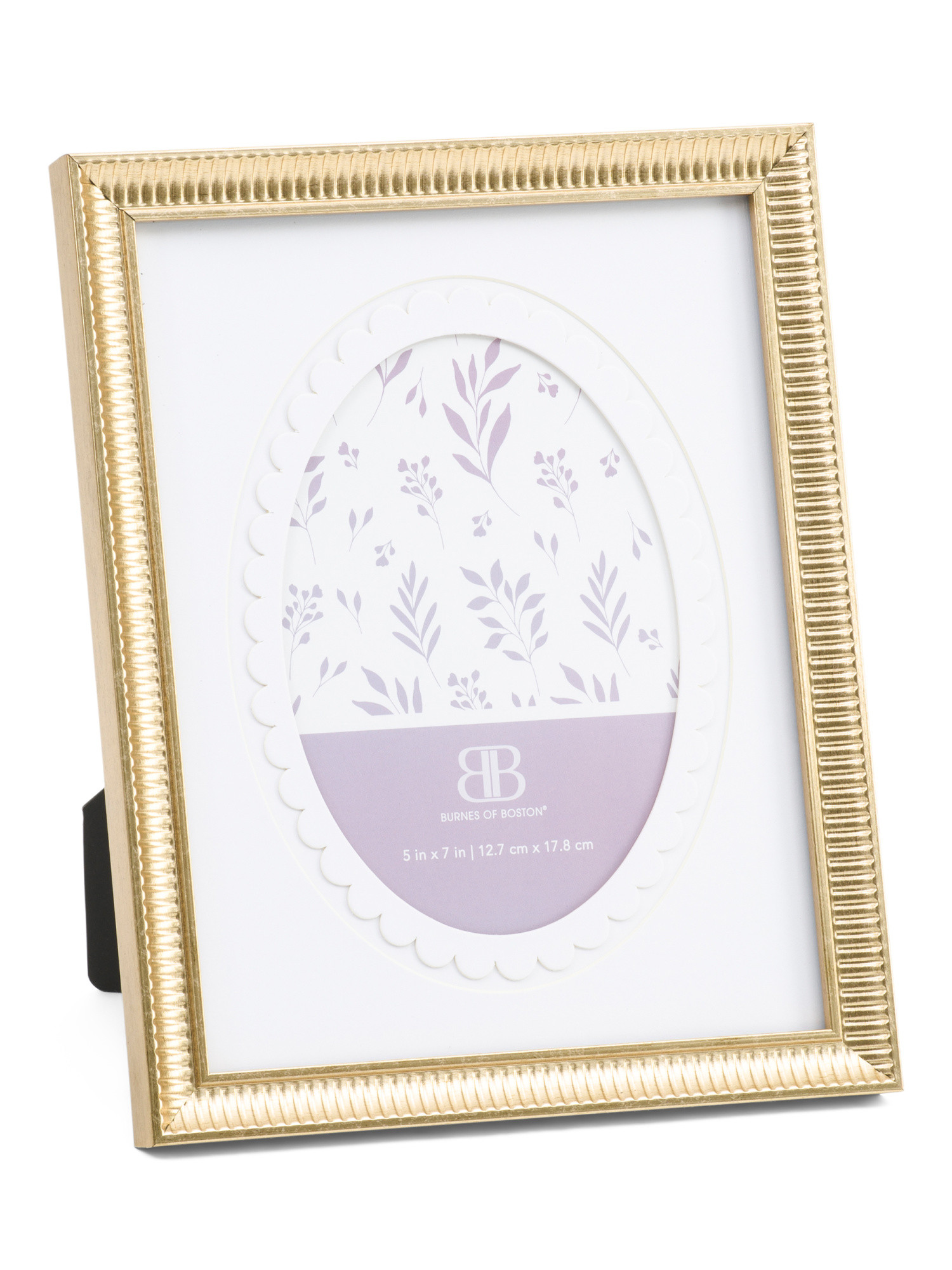 7.5x9.5 Matted To 5x7 Ribbed Oval Tabletop Picture Frame | Mother's Day Gifts | Marshalls | Marshalls