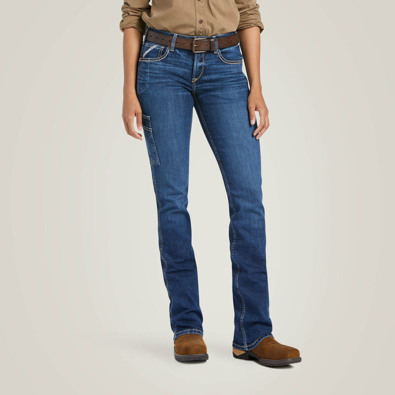 Rebar Work Flex Perfect Rise Riveter Boot Cut Jean | Ariat (US)