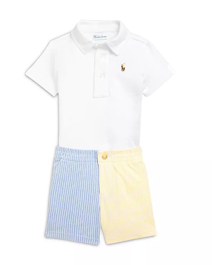 Boys' Soft Cotton Polo Shirt & Mesh Shorts Set - Baby | Bloomingdale's (US)