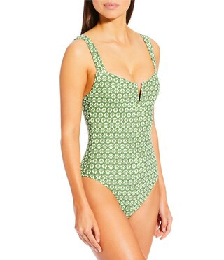 x Style by Simkins Charlsie V-Wire One Piece Swimsuit | Dillard's