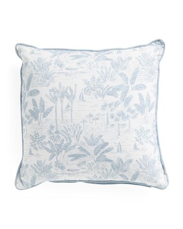 20x20 Ocean Cabana Print Pillow | Marshalls