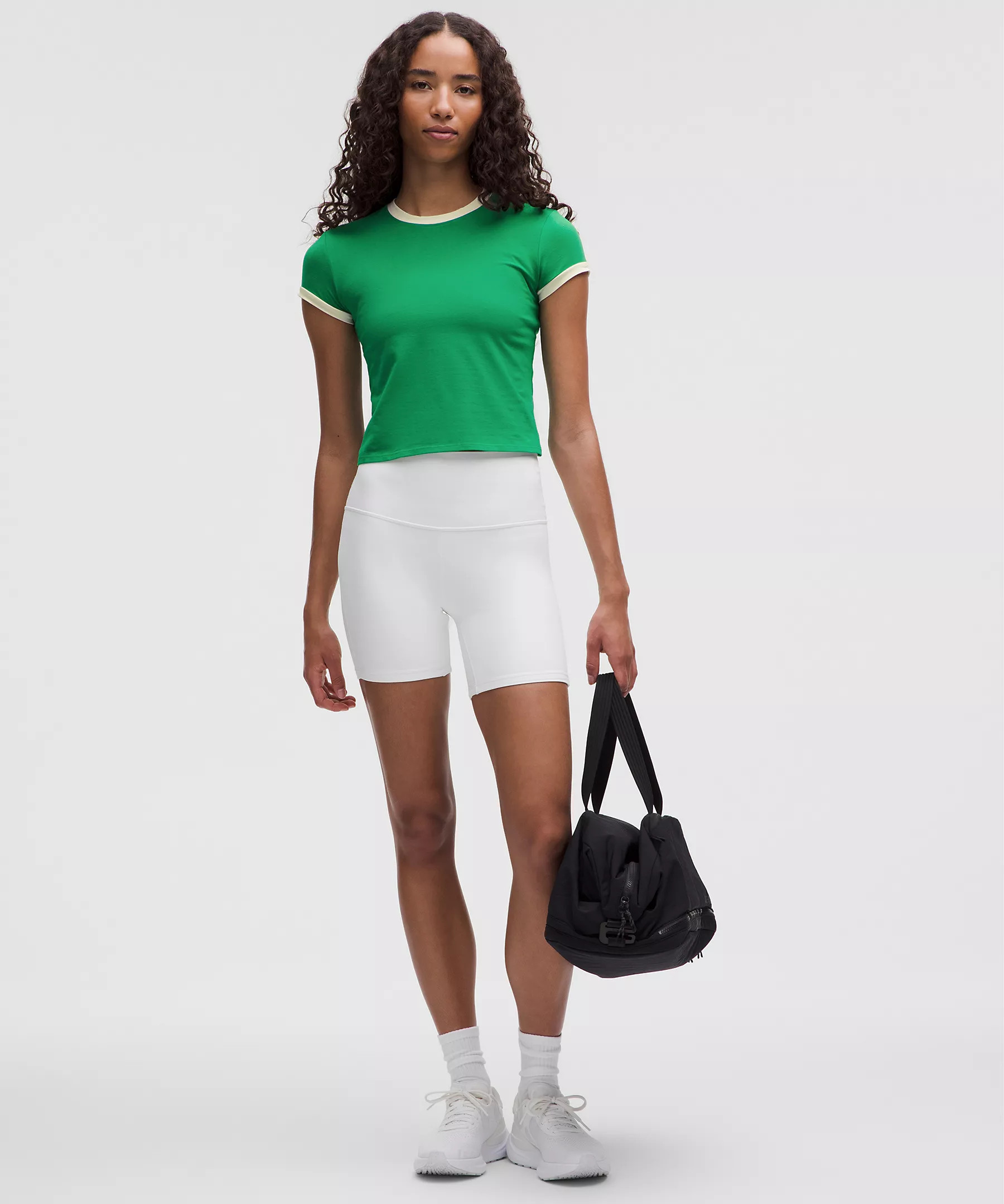 Organic Cotton Ringer Baby Tee | Women's Short Sleeve Shirts & Tee's | lululemon | Lululemon (US)