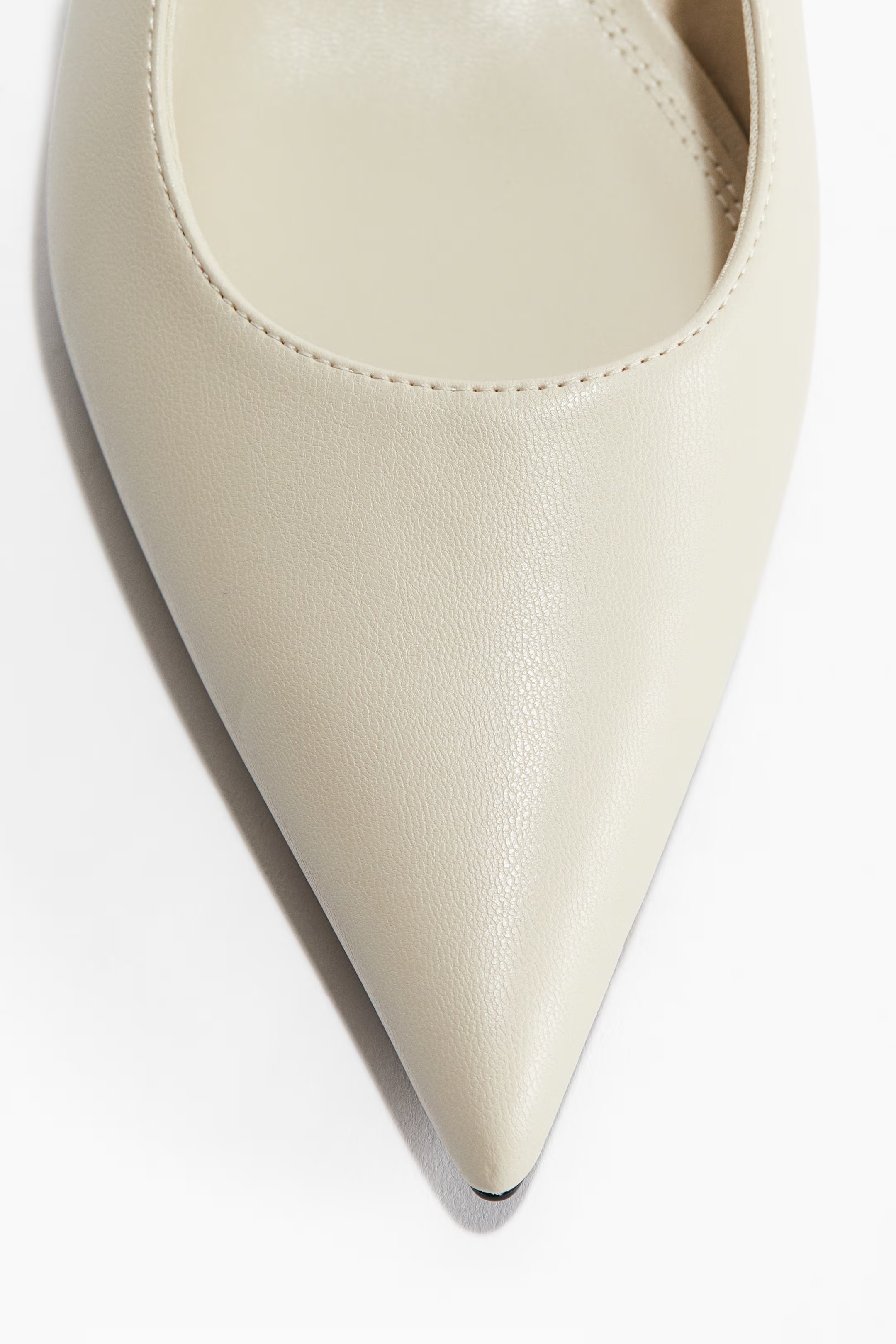 Kitten-heeled pointed slingbacks | H&M (UK, MY, IN, SG, PH, TW, HK)