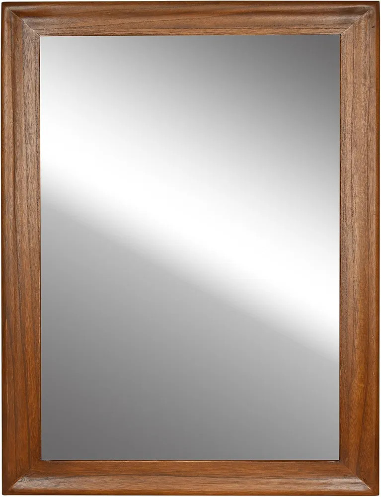 CULER Rustic Wood Wall Mirror for Bathroom,Rectangle Large 30 x 40 inch Hanging vatiny Mirrors wi... | Amazon (US)